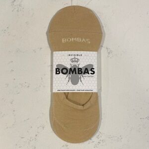 Bombas Casual No-Show Socks in Tan